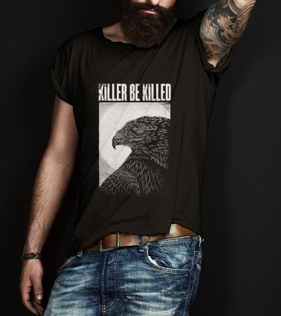 Killer Be Killed Black And White Eagle T-Shirt