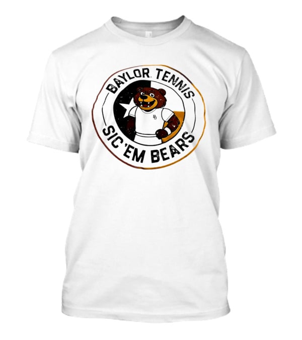Baylor Tennis Sic'em Bears Mascot Sports Team Fan Gear T-Shirt