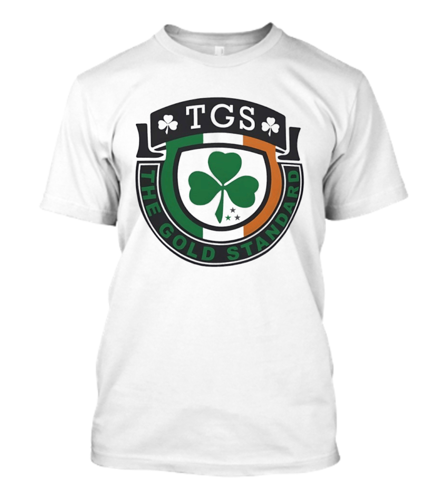 TGS The Gold Standard Shamrock Emblem With Irish T-Shirt