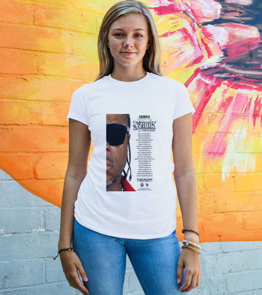 XZIBIT EU Tour 2026 Event Details Featuring Live Performances T-Shirt