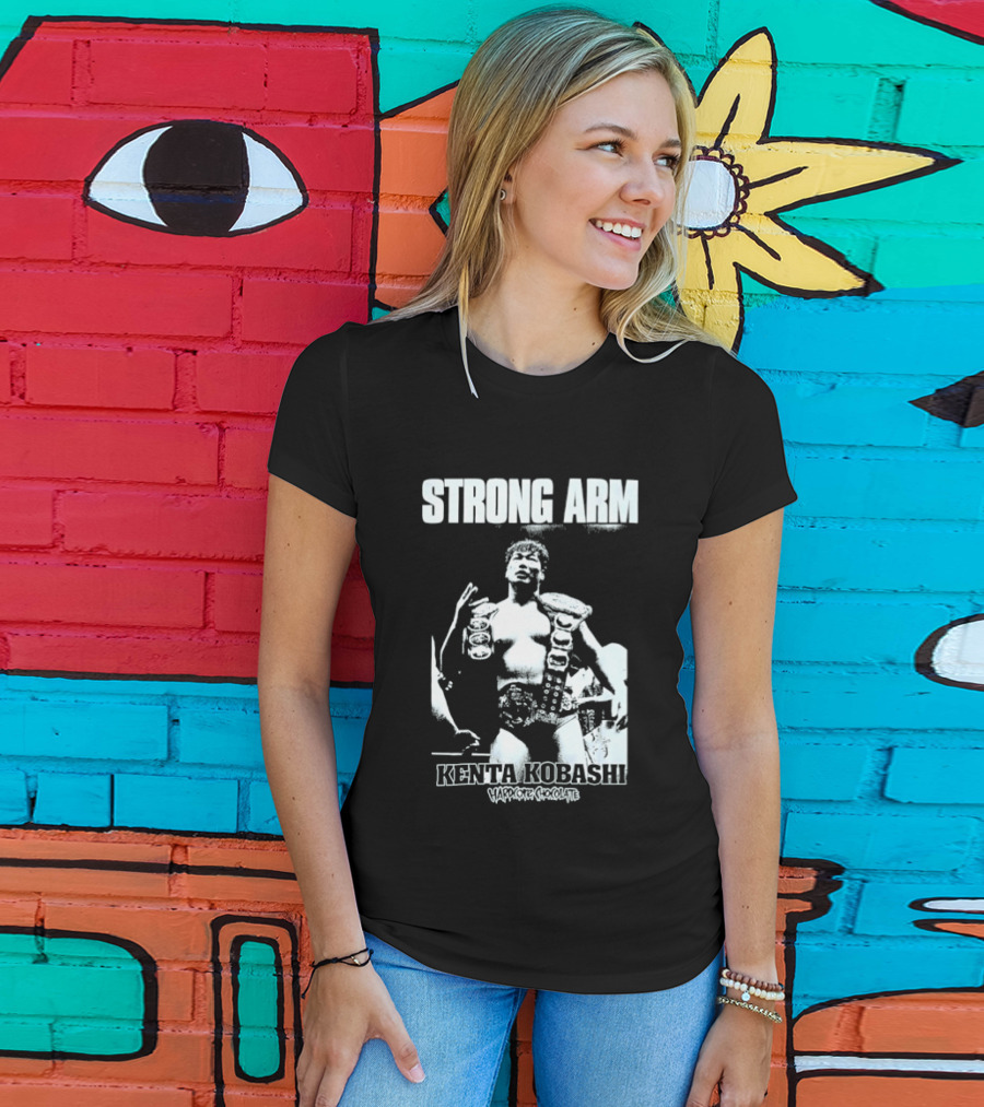 Kenta Kobashi Strong Arm Wrestling Legend T-Shirt