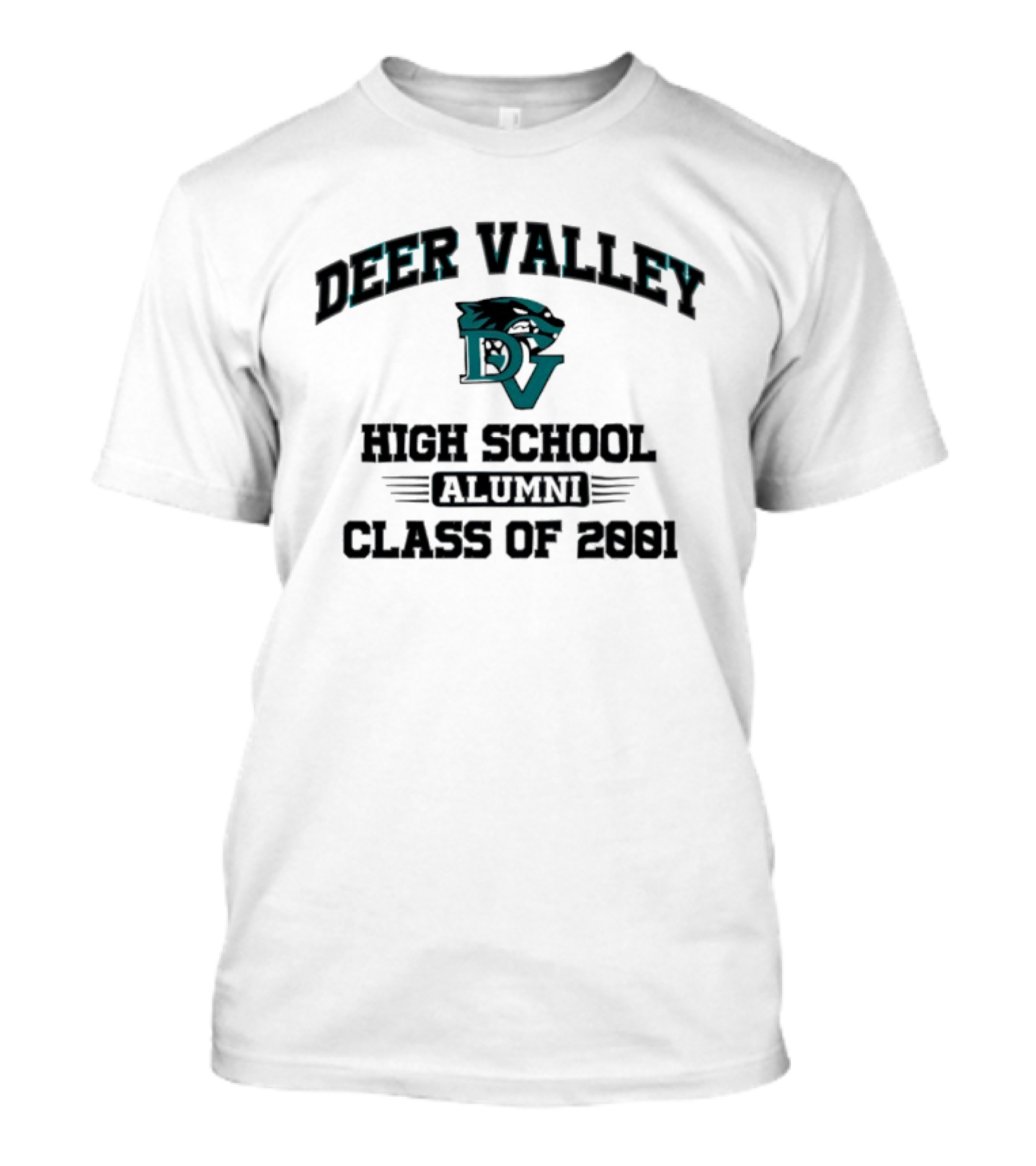 Deer Valley High School Alumni DV Class Of 2001 T-Shirt