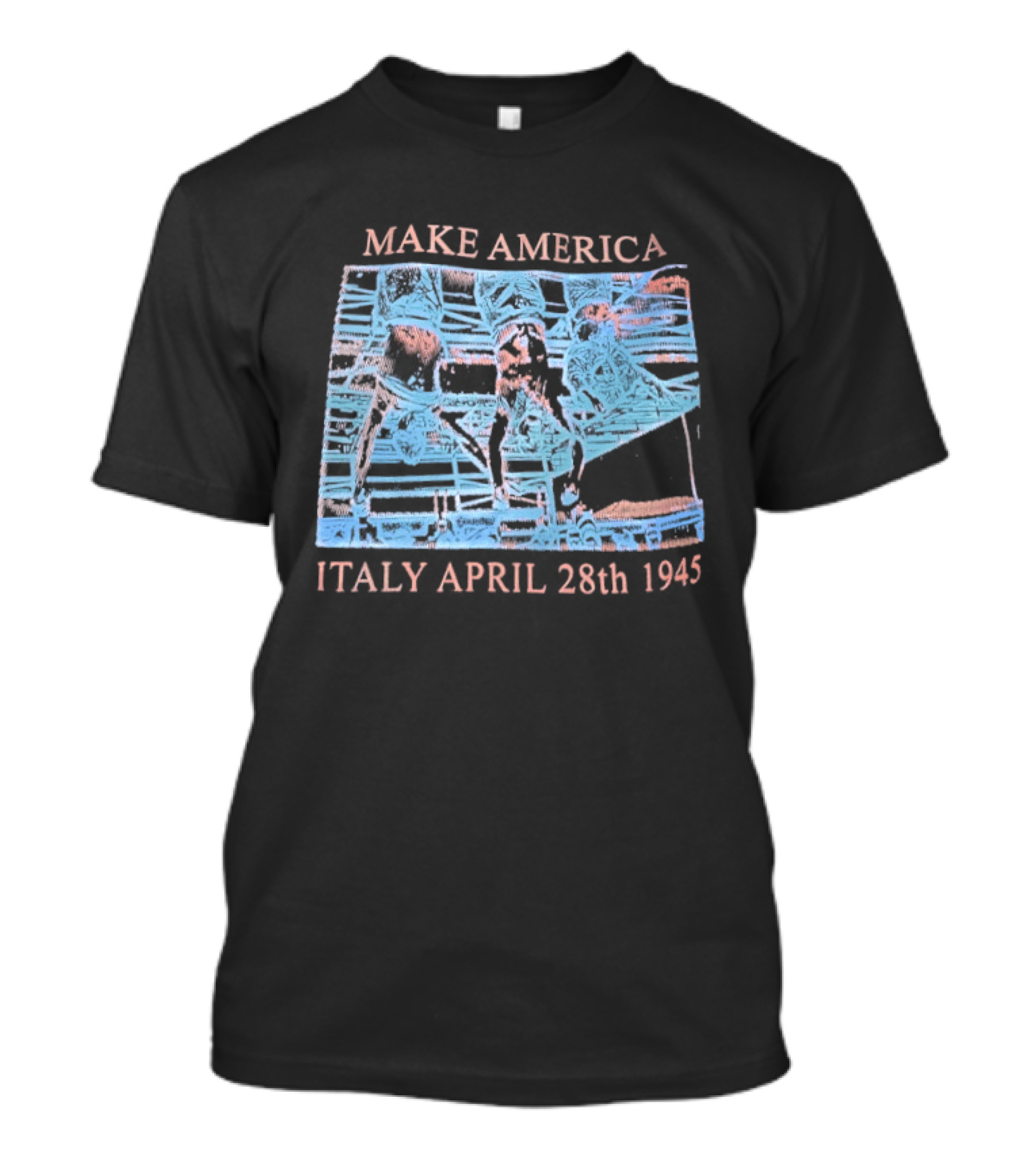 Make America Italy April 28th 1945 Flag T-Shirt