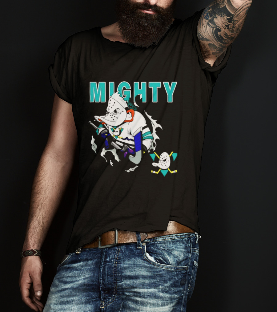 Anaheim Ducks Mighty Hockey Iconic Team T-Shirt