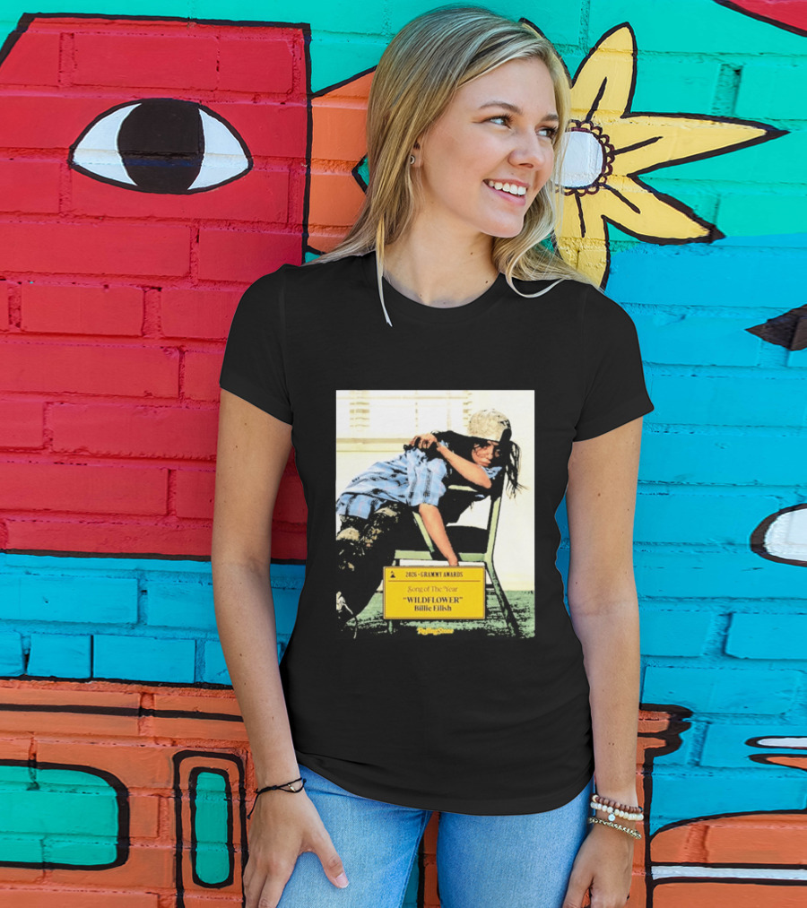 2026 Grammy Awards Song Of The Year Wildflower Billie Eilish Rolling Stone T-Shirt