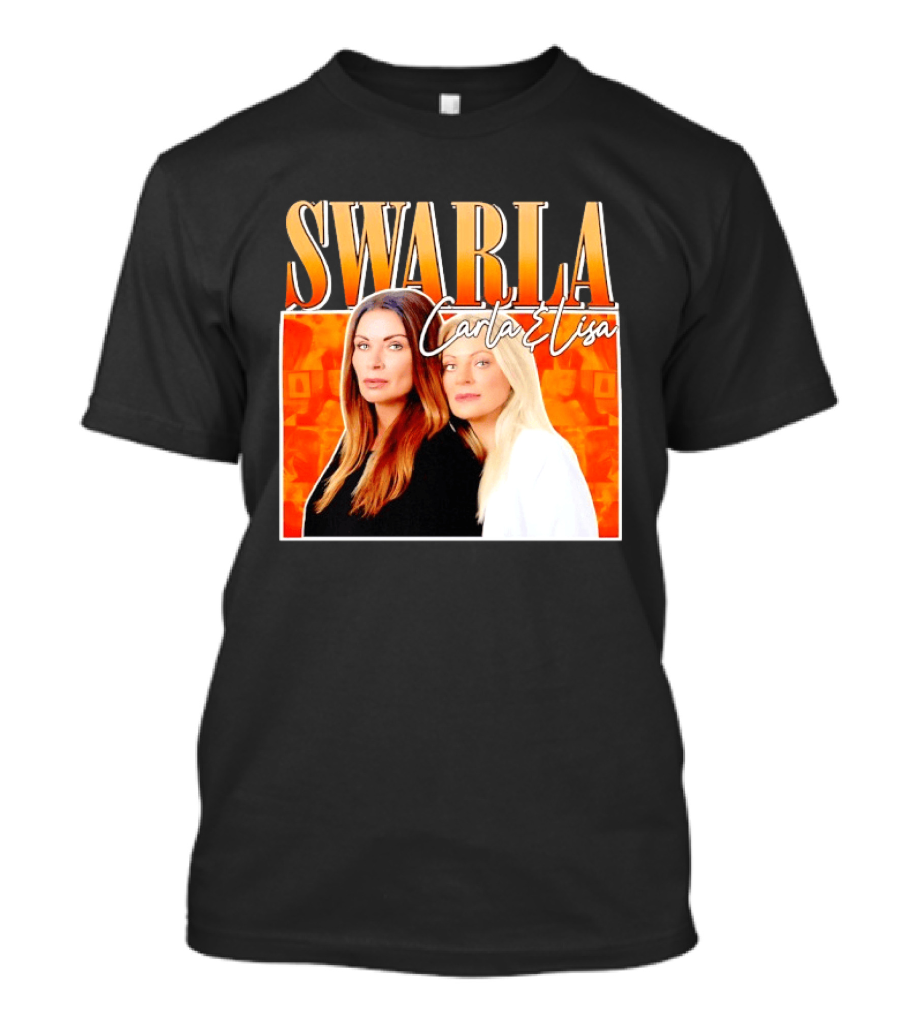 Swarla Carla And Lisa Iconic Orange T-Shirt