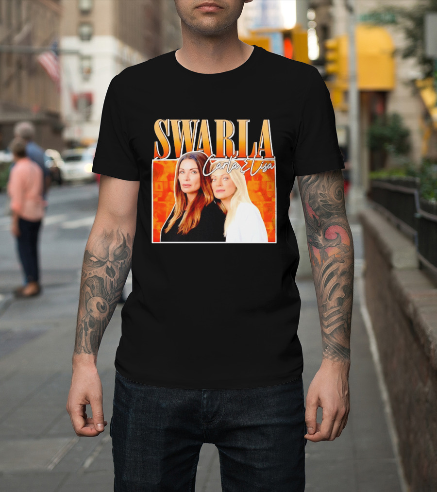 Swarla Carla And Lisa Iconic Orange T-Shirt