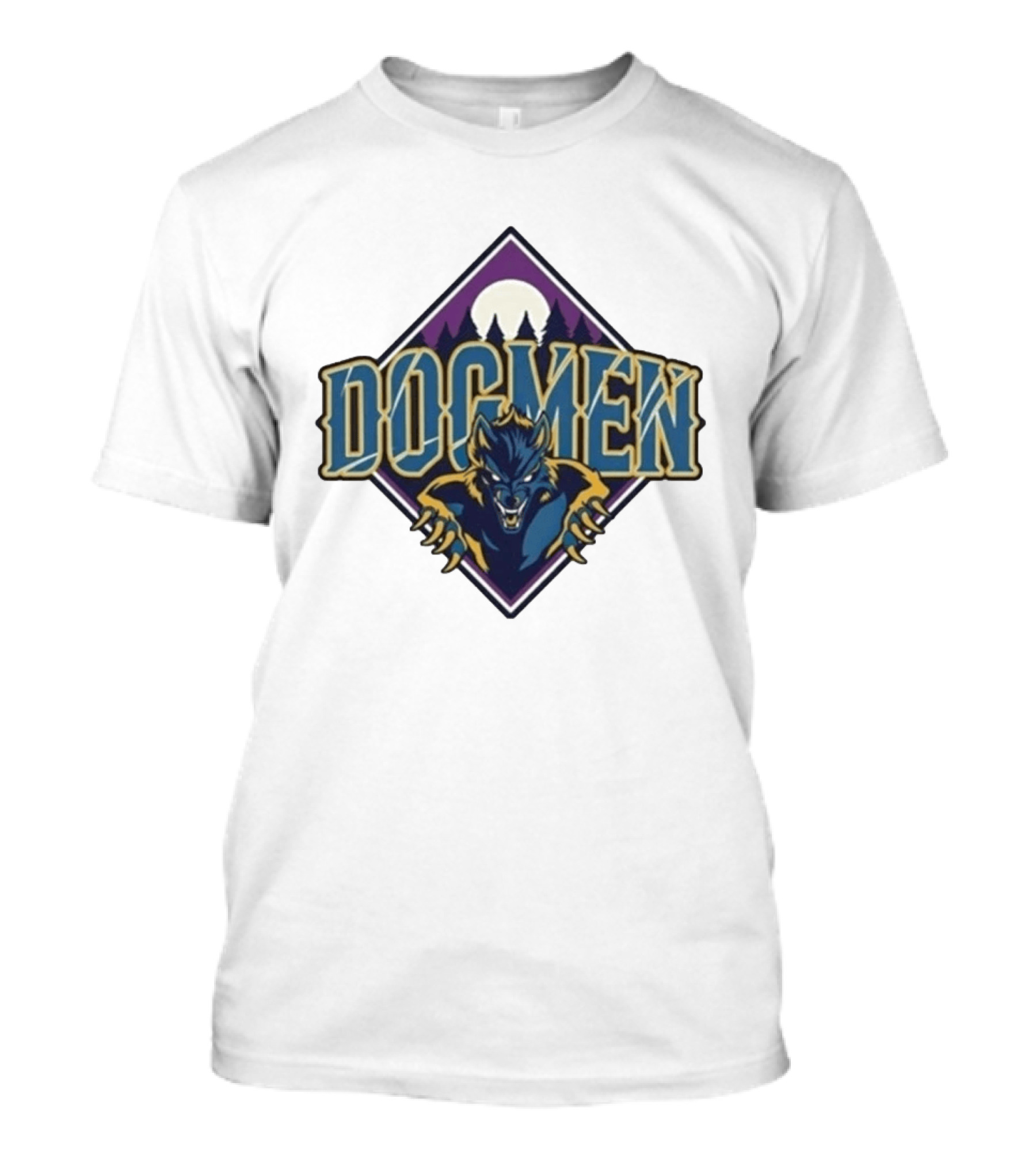 Michigan Dogmen Werewolf Moon Forest Bimm Ridder T-Shirt