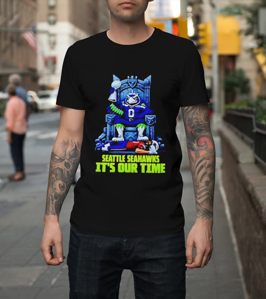 Seattle Seahawks It's Our Time 2026 Jaxon Smith Njigba Football T-Shirt