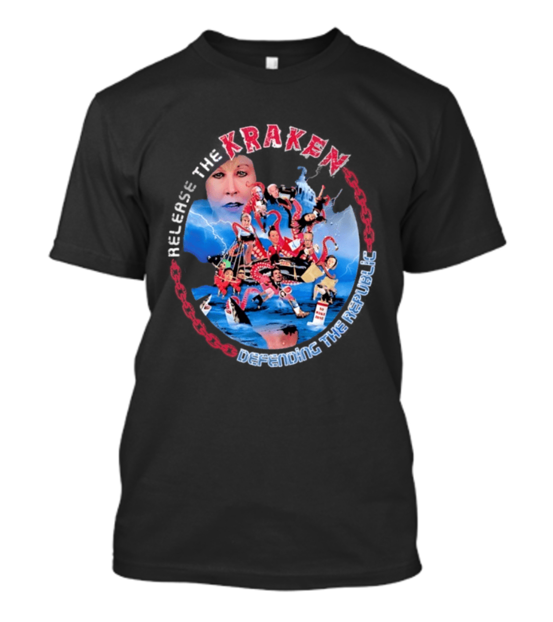 Release The Kraken Defending The Republic T-Shirt