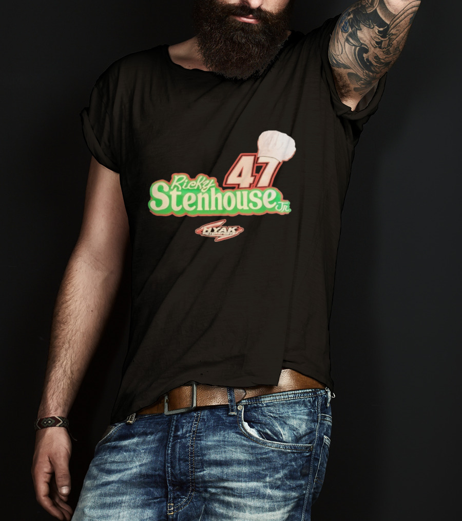 Ricky Stenhouse Jr 47 Hyak Motorsports Chef Hat T-Shirt