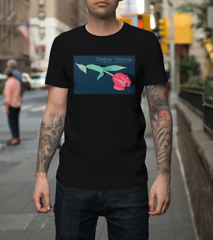 Timber Timbre Tour March 19 2025 La Clef Saint Germain En Laye France Tulip T-Shirt