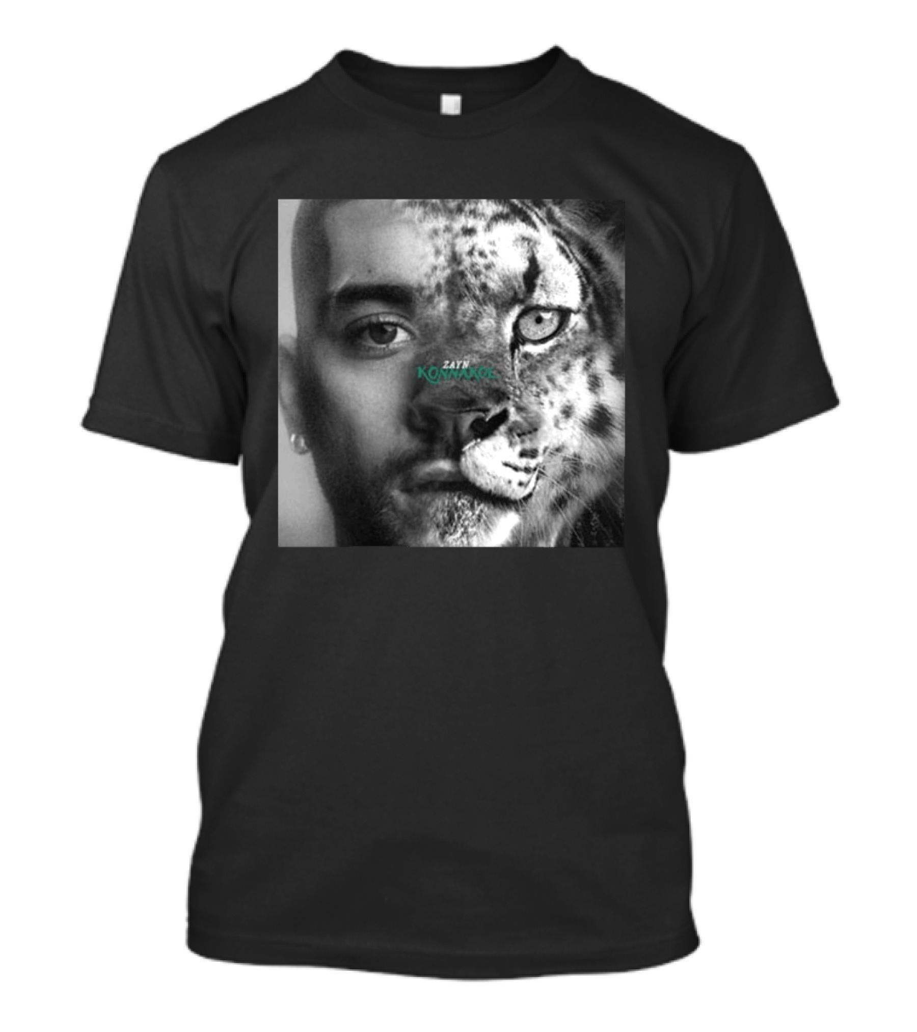 Zayn Malik Konnakol Album Cover Half Face Cheetah Release April 17 2026 T-Shirt