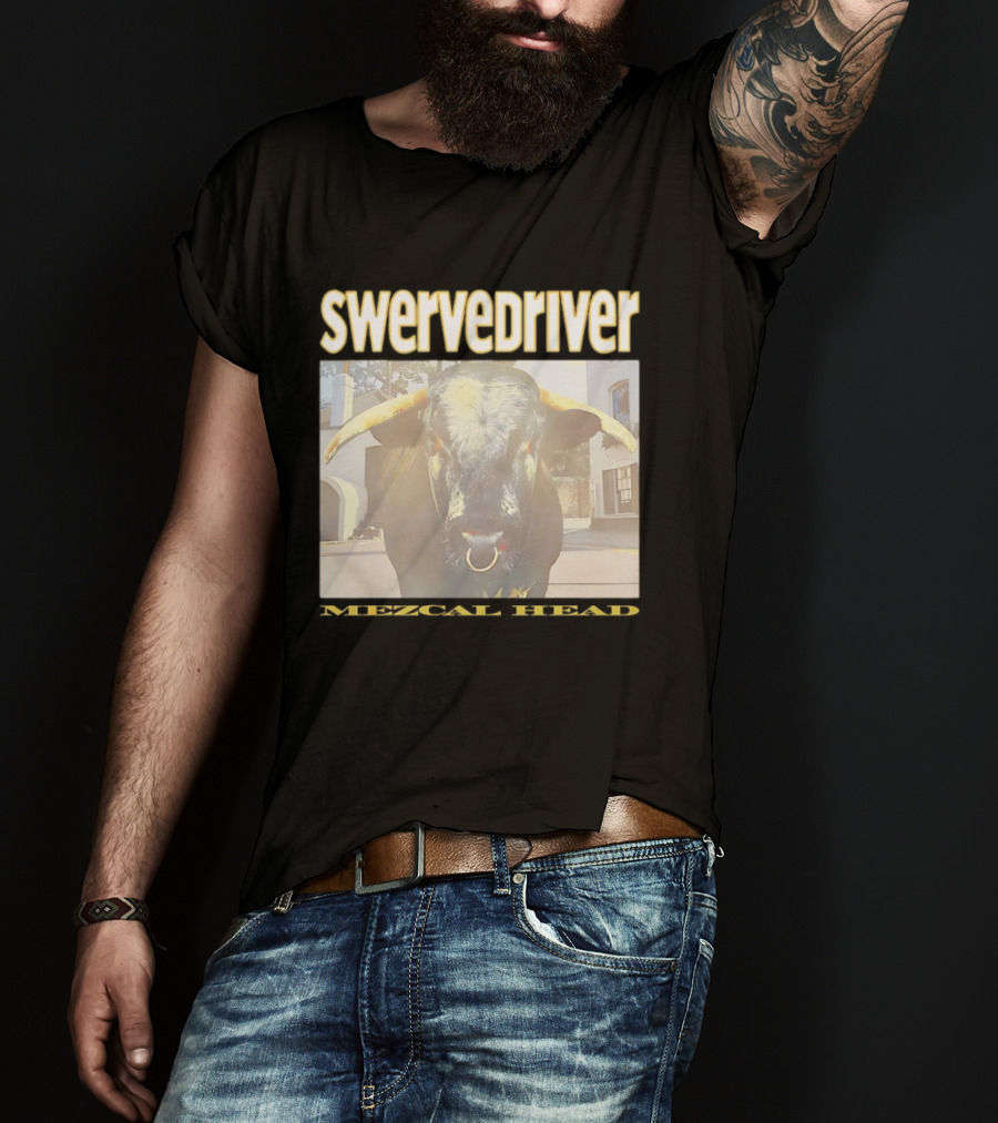 Swervedriver Bison Mezcal Head T-Shirt