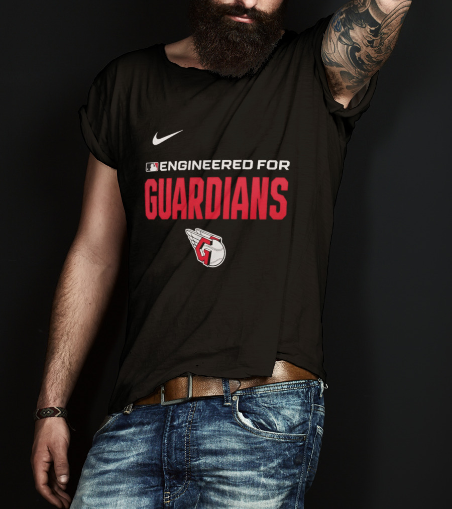 Engineered For Cleveland Guardians Nike MLB Team T-Shirt