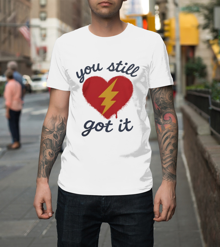 Brett Young You Still Got It Heart Lightning Bolt T-Shirt