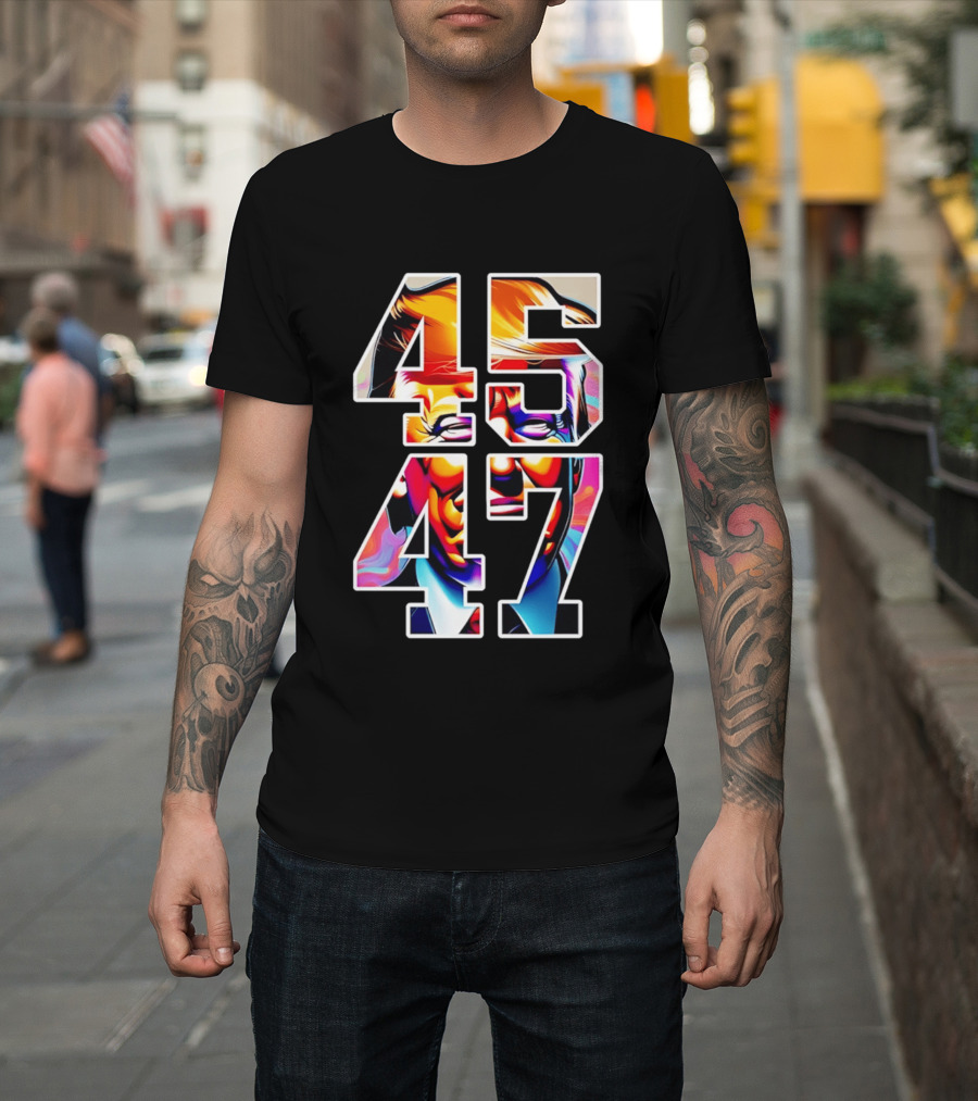 45 47 Trump Presidents And America T-Shirt
