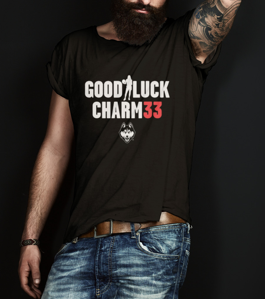 Good Luck Charm 33 UConn Huskies T-Shirt