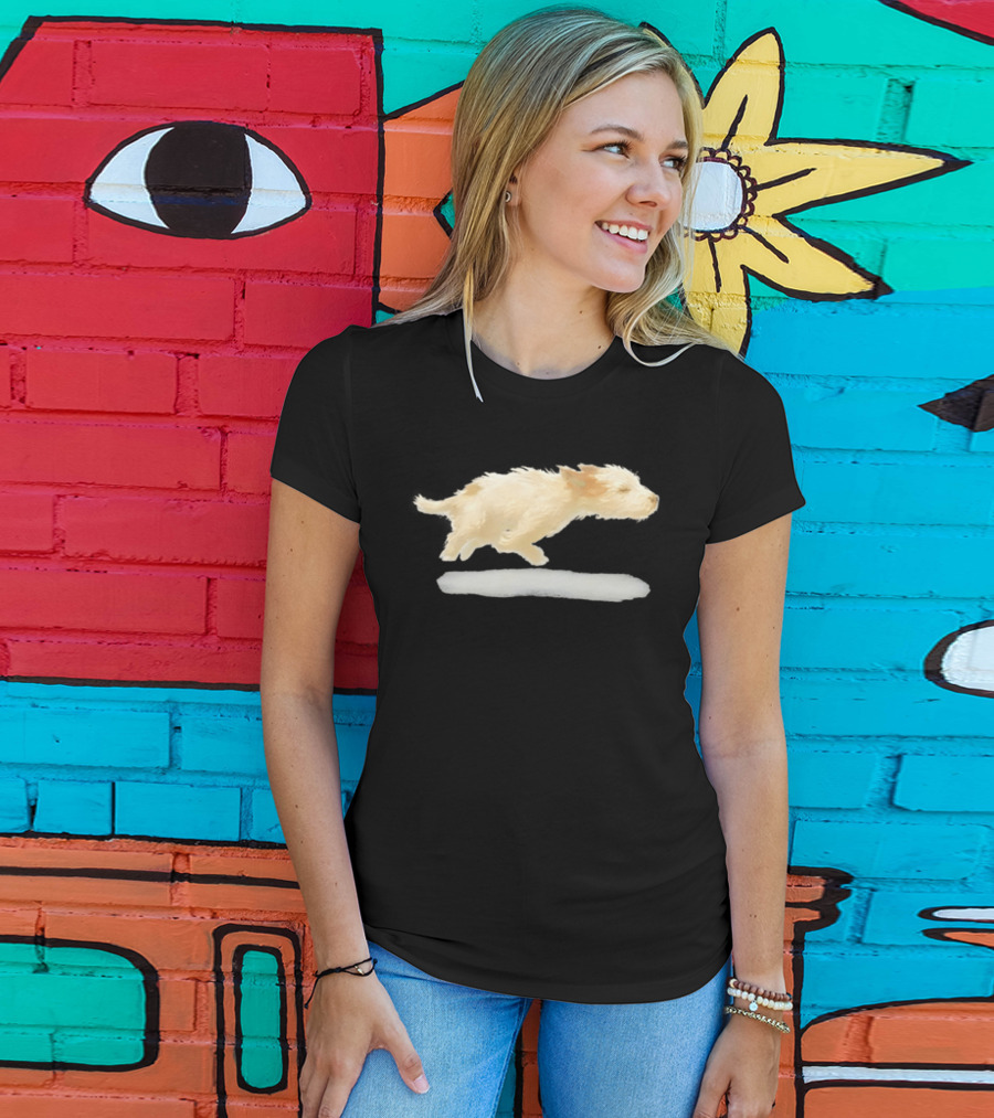 Running Dog Sketch T-Shirt