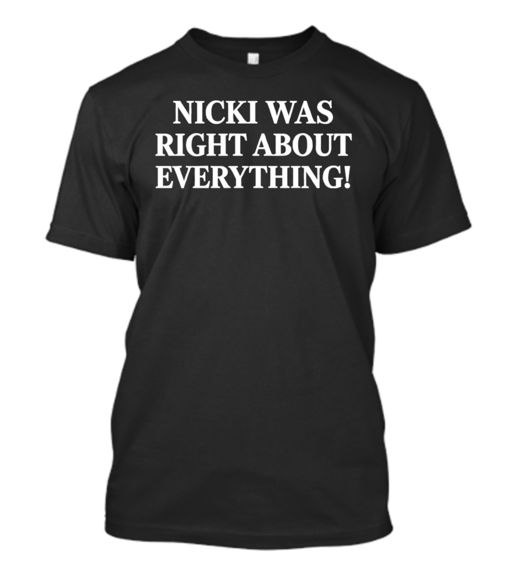 Nicki Was Right About Everything '26 And Everything T-Shirt