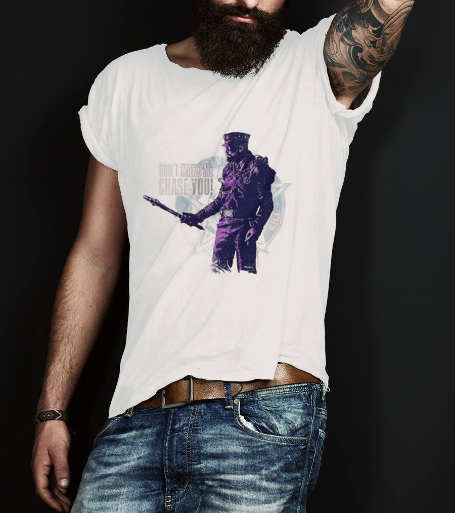 Coyle Don't Make Me Chase You Purple Costume Valentine's Day T-Shirt