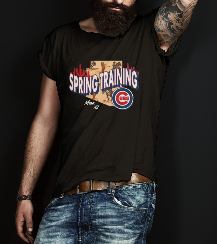 Cubs 2026 Spring Training Mesa AZ Cactus Baseball Event T-Shirt