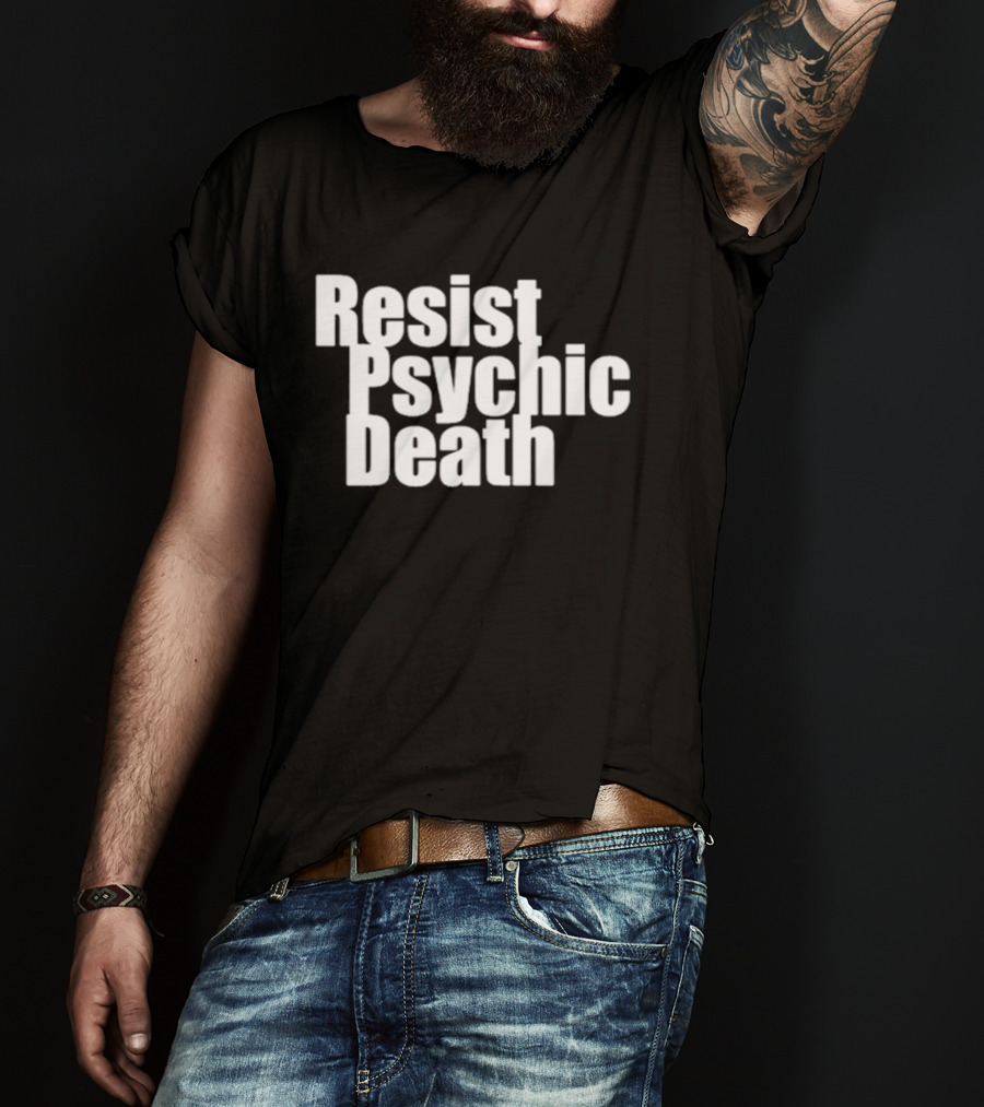 Bikini Kill Resist Psychic Death Slogan Empowerment Punk Message T-Shirt