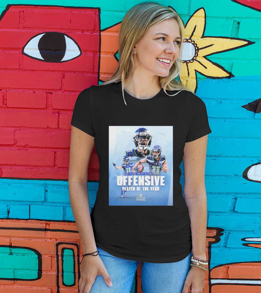Jaxon Smith Njigba Offensive Player Of The Year Seattle Seahawks Honors T-Shirt