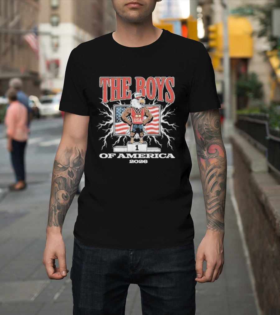 The Boys USA Eagle American Flag 2026 T-Shirt