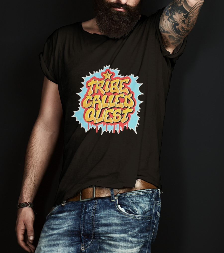 A Tribe Called Quest Vintage Style Dripping Graffiti T-Shirt