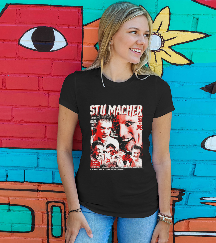 Stu Macher Scream Movie Liver Alone Get It Iconic Horror T-Shirt