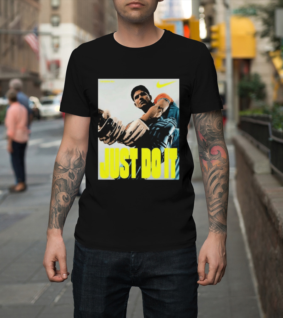 Nike Shubman Gill Just Do It Collaboration Athletic Wear T-Shirt