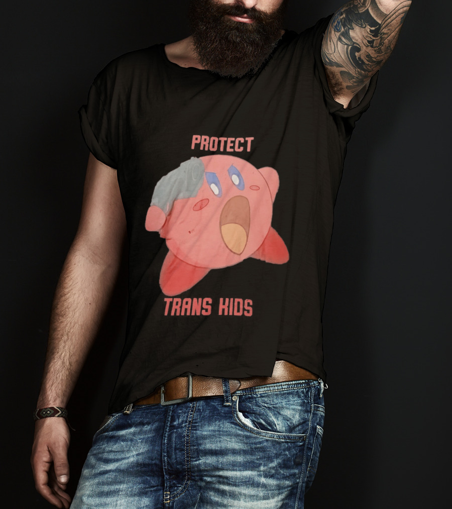 Kirby Protect Trans Kids T-Shirt