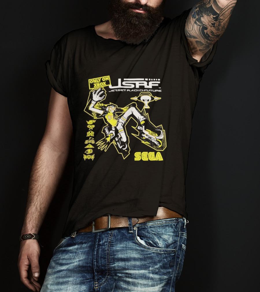 Jet Set Radio Future Sega Xbox Exclusive Iconic Game Characters T-Shirt