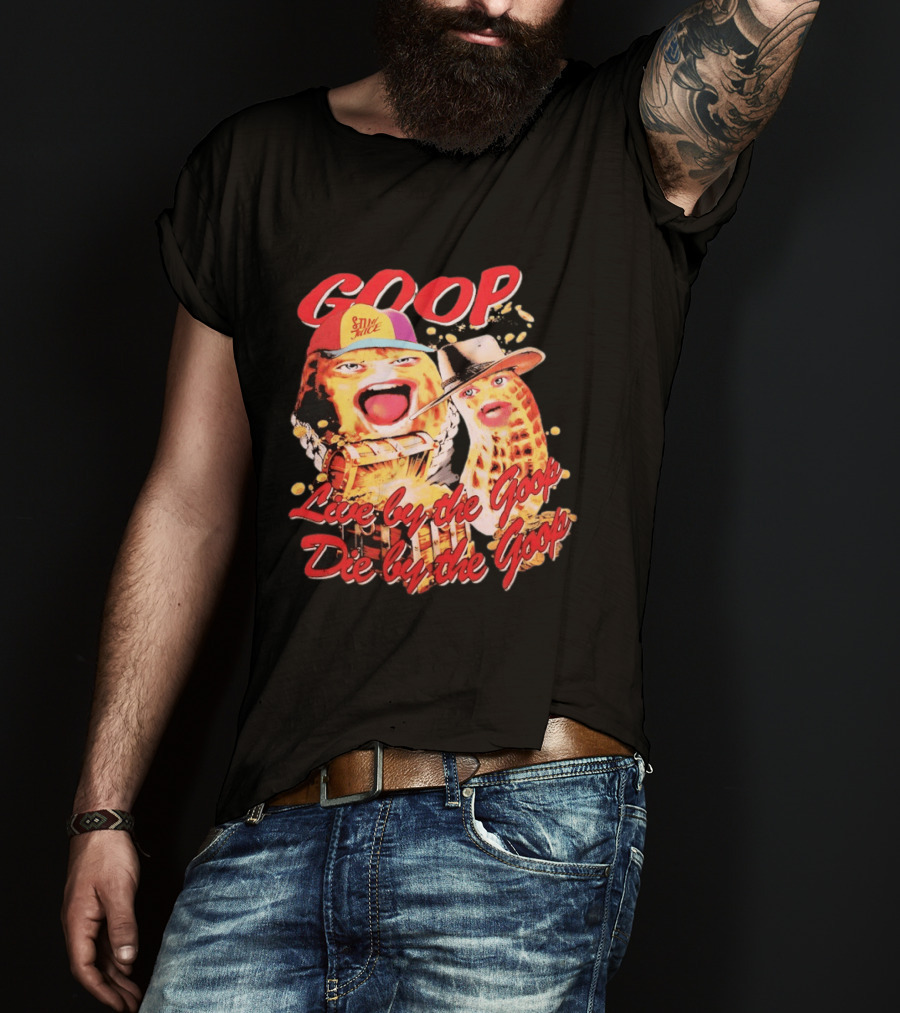 GOOP Live By The Goop Die By The Goop Peanuts Hat Drum T-Shirt