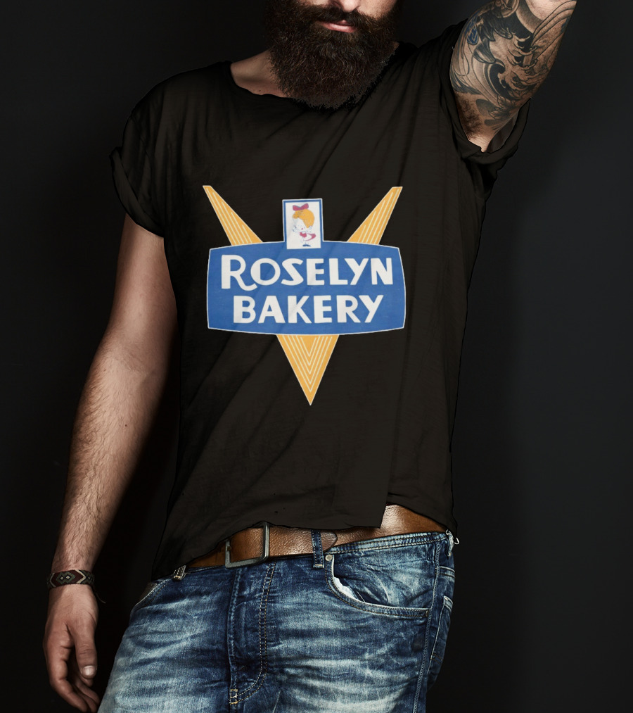 Roselyn Bakery Vintage Logo With Iconic Girl Chef T-Shirt