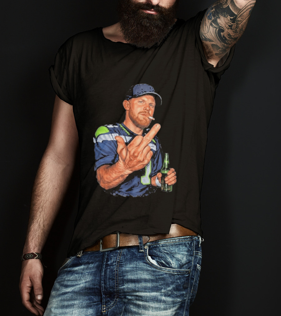 Sam Darnold Flipping Off T-Shirt