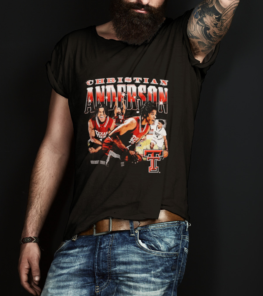 Christian Anderson Texas Tech Basketball 90s T-Shirt