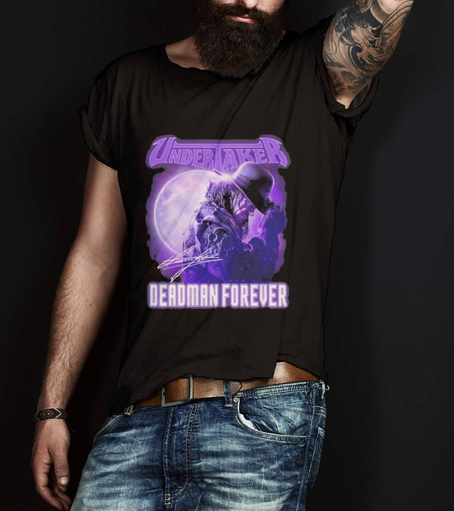 Undertaker Deadman Forever Purple Moon T-Shirt