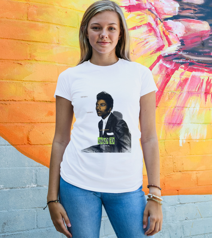 Little Richard Wop Bop A Loo Bop A Lop Bam Boom God Is Real T-Shirt
