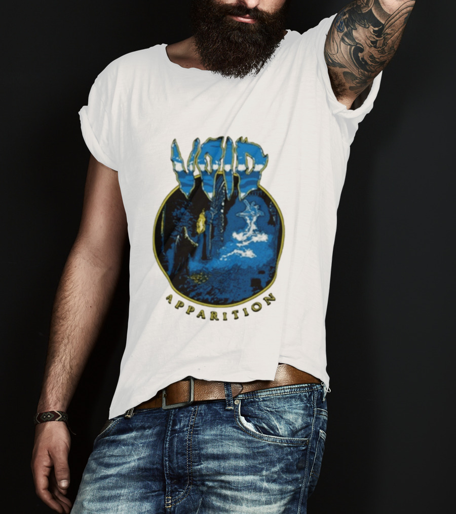 Void Apparition Blue Ghostly Scene T-Shirt