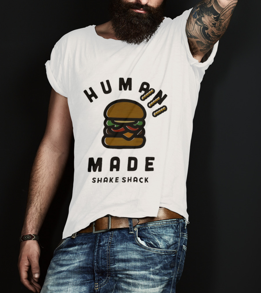 Human Made Shake Shack Hamburger T-Shirt