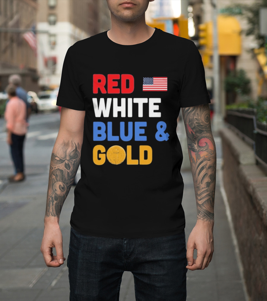 Red White Blue Gold Team USA Win Olympics Forever T-Shirt