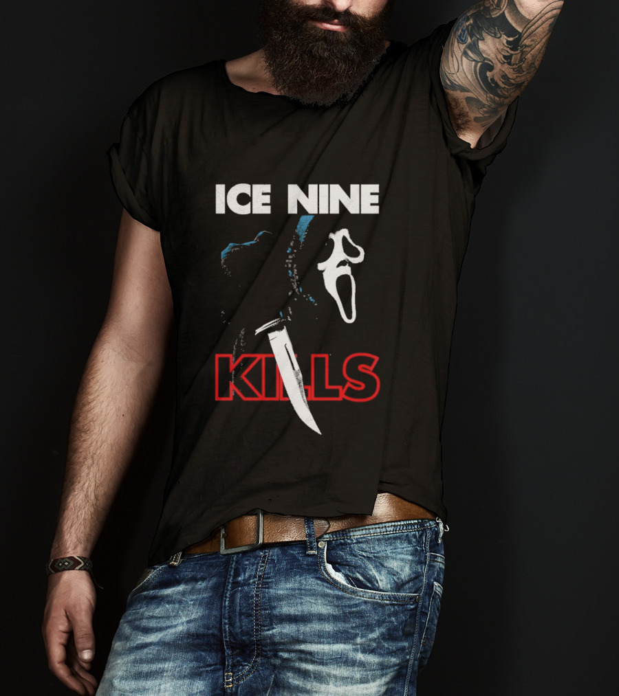 Ice Nine Kills Ghost Face Knife Horror Collaboration Stab Scream 7 Exclusive T-Shirt