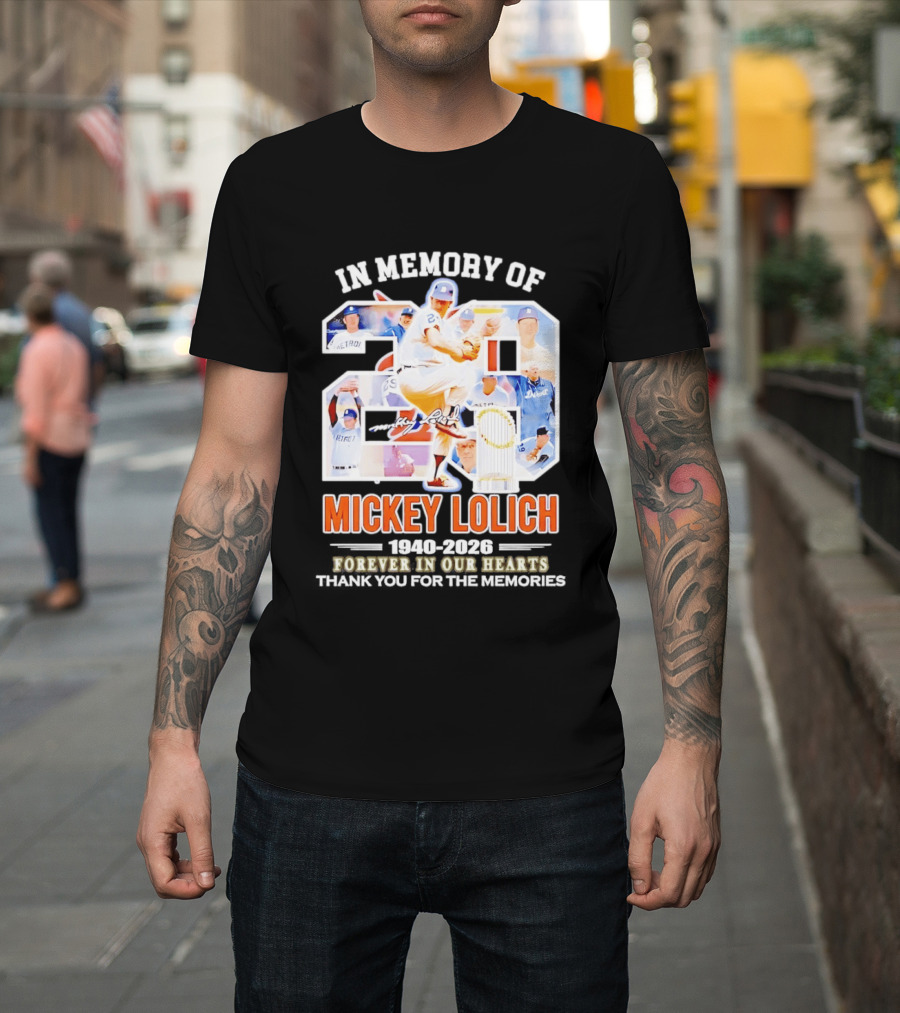 In Memory Of Mickey Lolich Detroit Tigers Forever In Our Hearts 1940 2026 T-Shirt