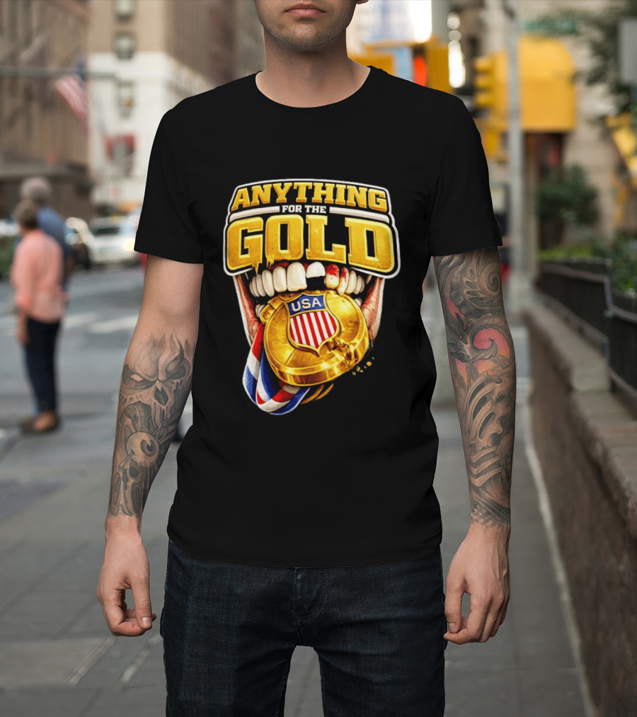 Anything For The Gold USA Medal T-Shirt