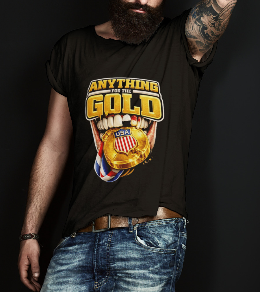 Anything For The Gold USA Medal T-Shirt