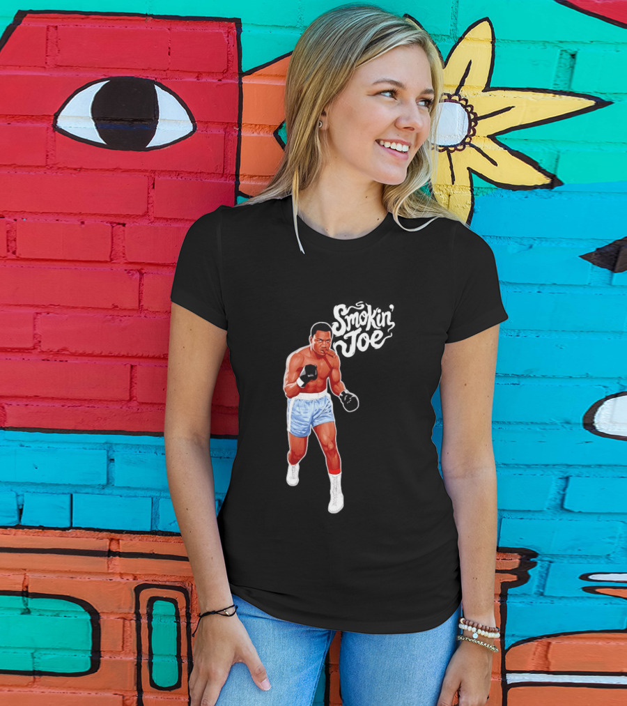 Joe Frazier Smokin' Joe Boxing Legend Historic Fighter T-Shirt