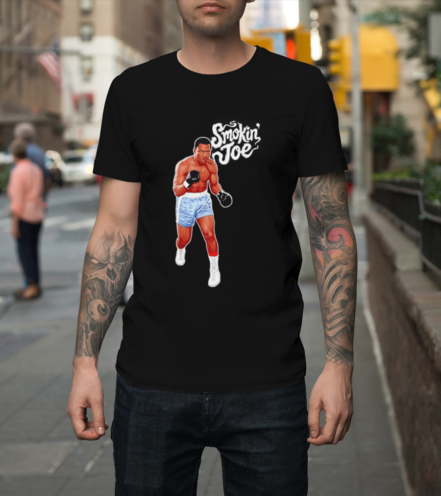 Joe Frazier Smokin' Joe Boxing Legend Historic Fighter T-Shirt