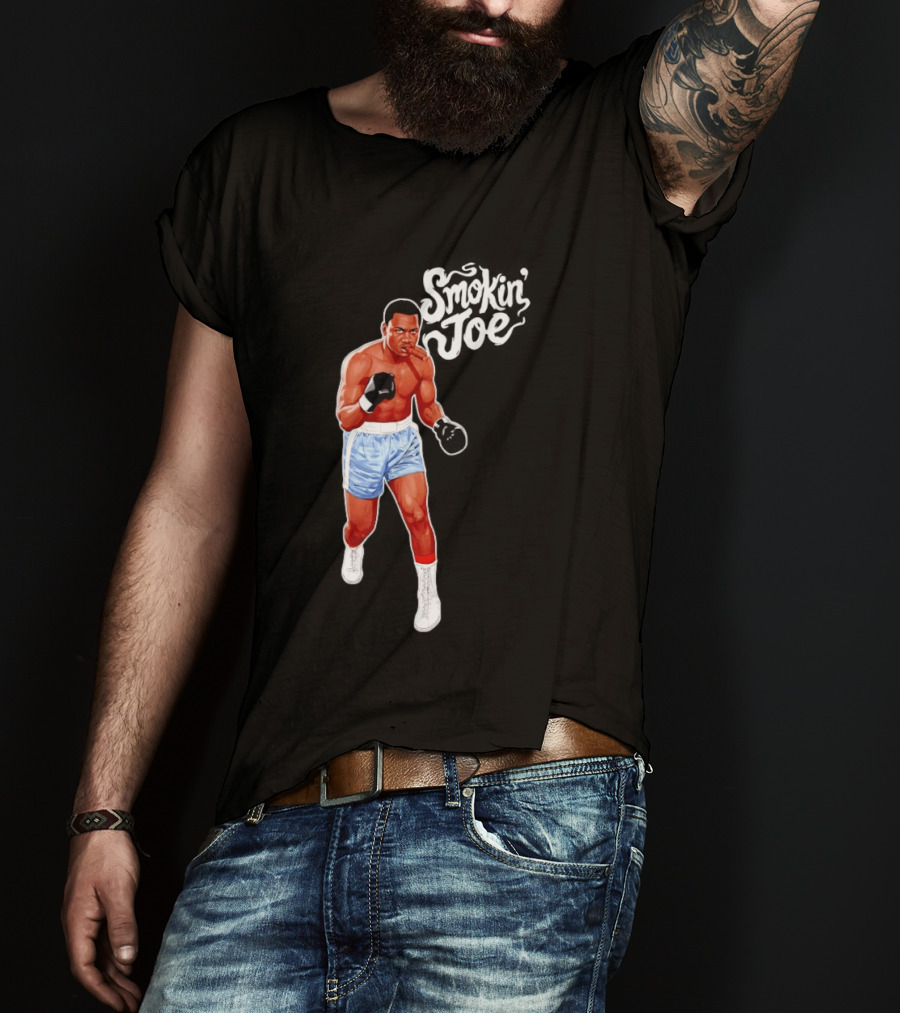 Joe Frazier Smokin' Joe Boxing Legend Historic Fighter T-Shirt